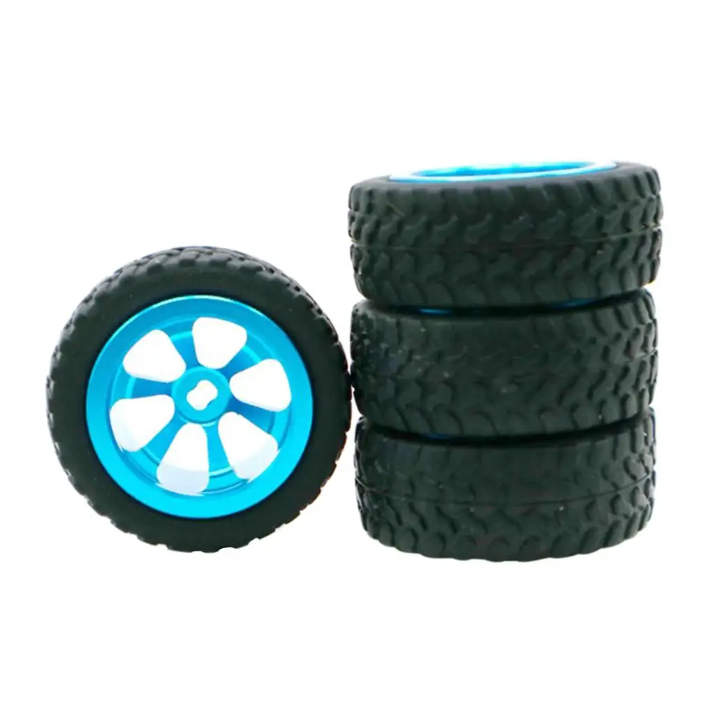 4pcs 1:28 RC   Wheel Tires for  WLtoys  K969 K989 P929 Upgrade Kits enlarge