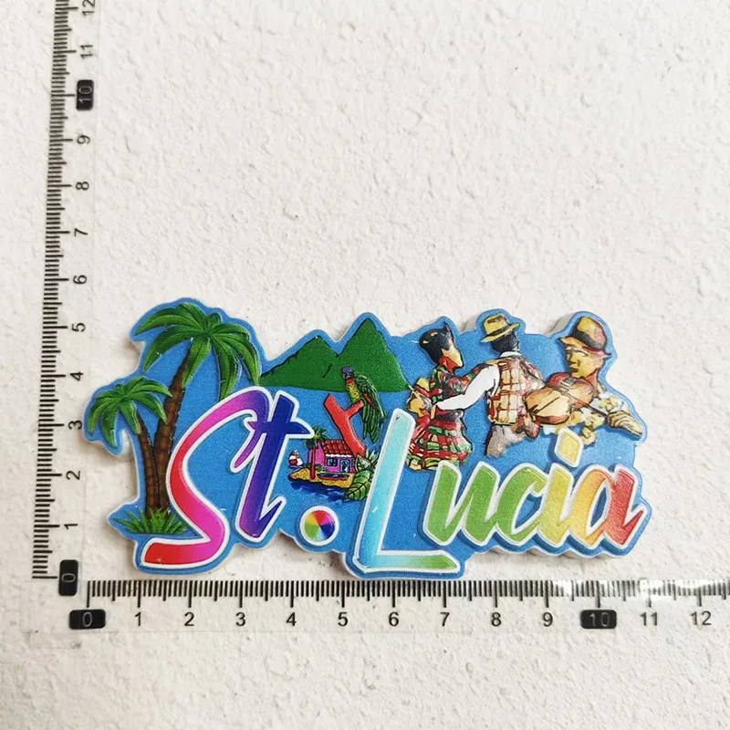 Сувениры Saint Lucia домашний декор творческие гуманитарные науки 3D наклейки на