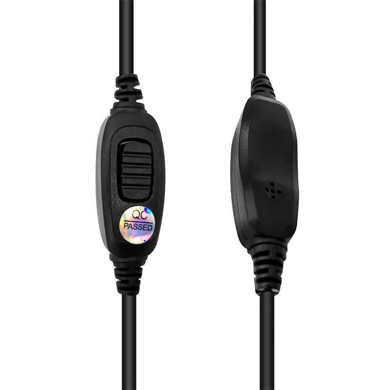 10Pack Lot 2.5mm 2-Way Radio Headset G Shape Earphone with PTT Mic Walkie Talkie Earpiece for Motorola Talkabout T200 T400 T600