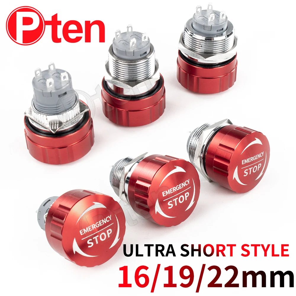 16 16 16 22 мм ультракороткая металлическая фотовспышка Водонепроницаемая с грибовидной головкой Сброс вращения противоскользящая с подсветкой