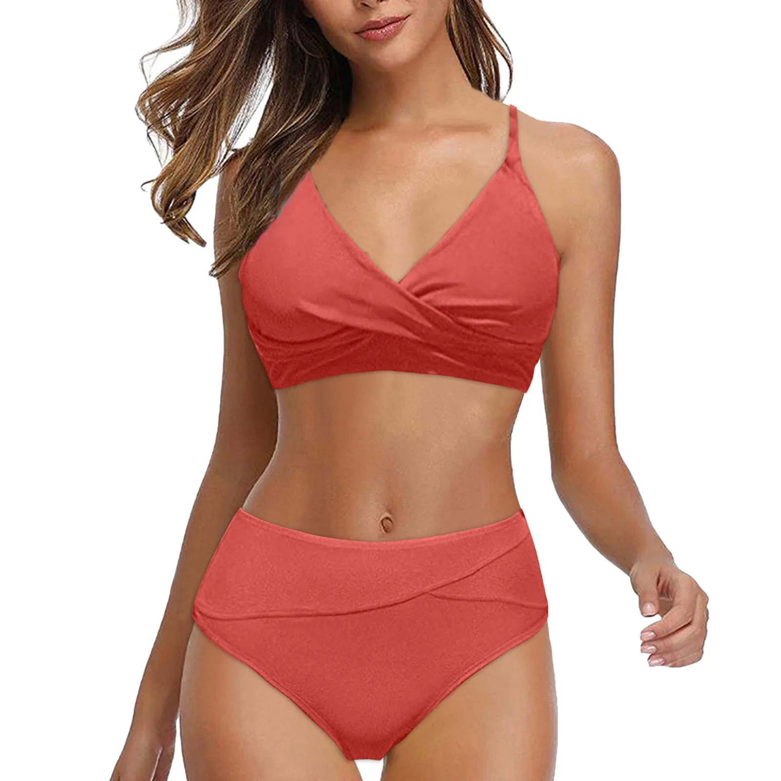 

Bra Cups for Swimsuits Women Cross Sport Bra Flower Printed Beach Beachwear Swim Tankini Bandeau Bandage Swim Suit Women Set