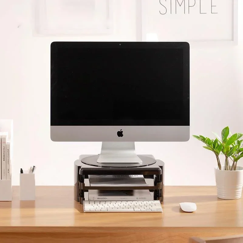 Стойка для монитора с защитой шеи вращающаяся настольная организация