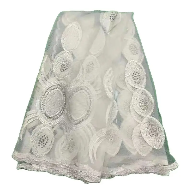 on sale Latest African Muslin Islamic Hijab Dubai Ramadan Net Sequin Embroidery Scarf Pashmina Extremely Soft Turban Women Wraps
