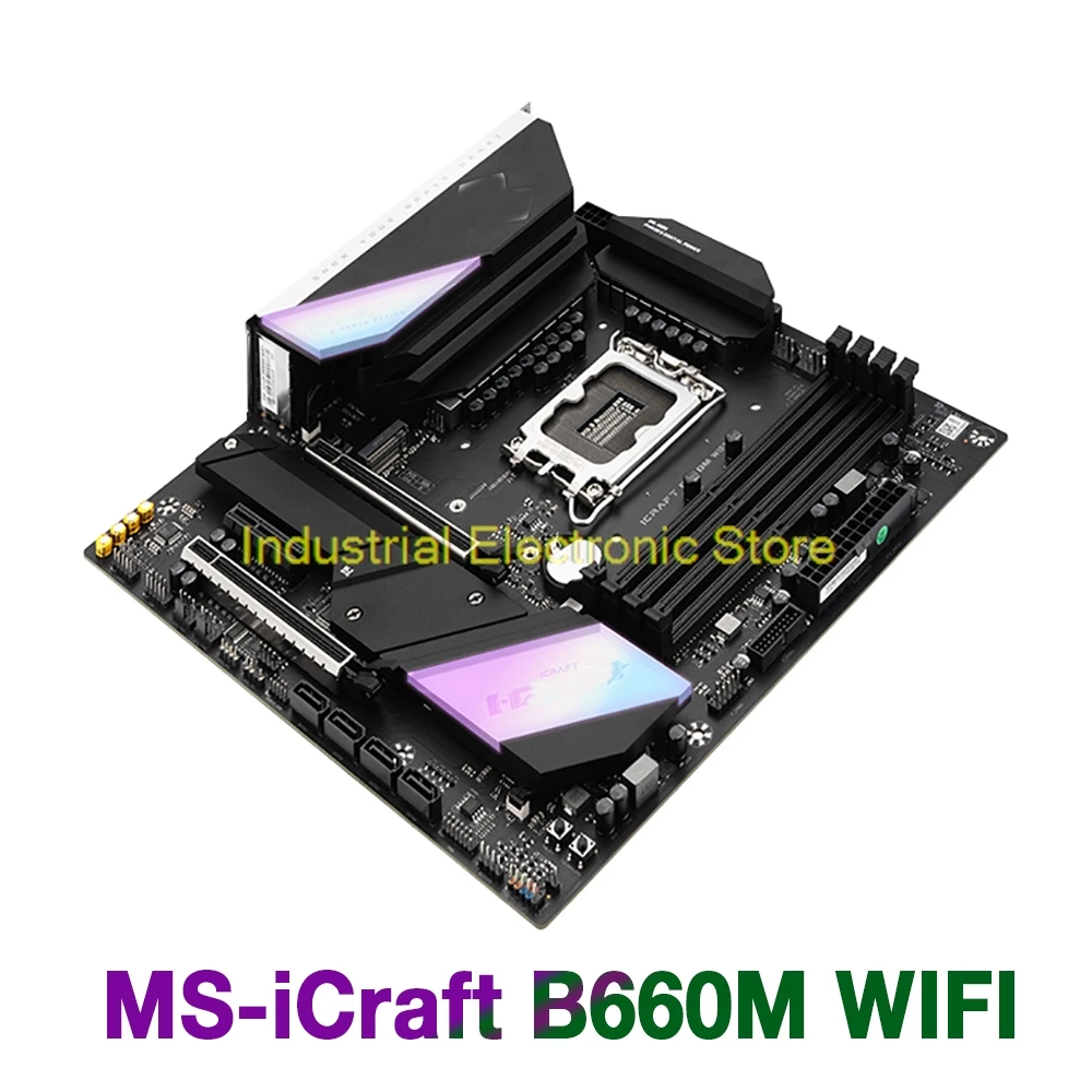 LGA1700 DDR4 двухканальный новый оригинальный для материнской платы MAXSUN MS-iCraft B660M WIFI