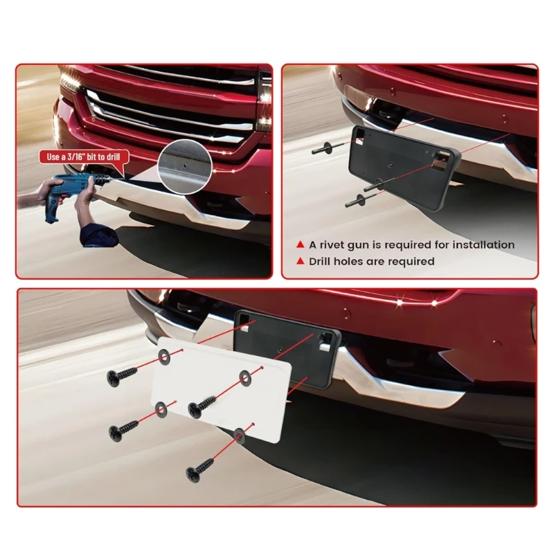 Пластиковая рамка номерного знака крышка автомобиля 23354526 GM1068172