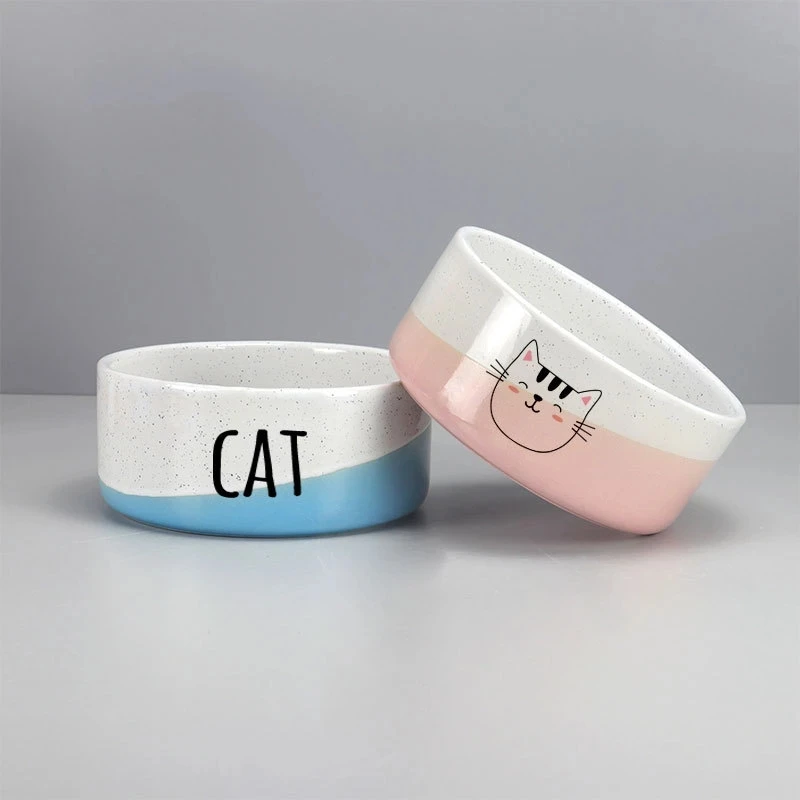 Pet Dog or cat  Bowl Kitten Food Water Feefer Dogs Cats Drinking Dish Feeder For Pet Supplies Feeding Bowls