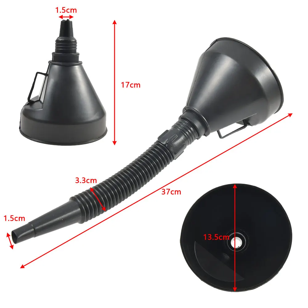 

1 шт. автомобильный и мотоциклетный заправочный пластиковый топливный фильтр-воронка для двигателя и масла с фильтрующей воронкой для автомобиля и мотоцикла заправочный