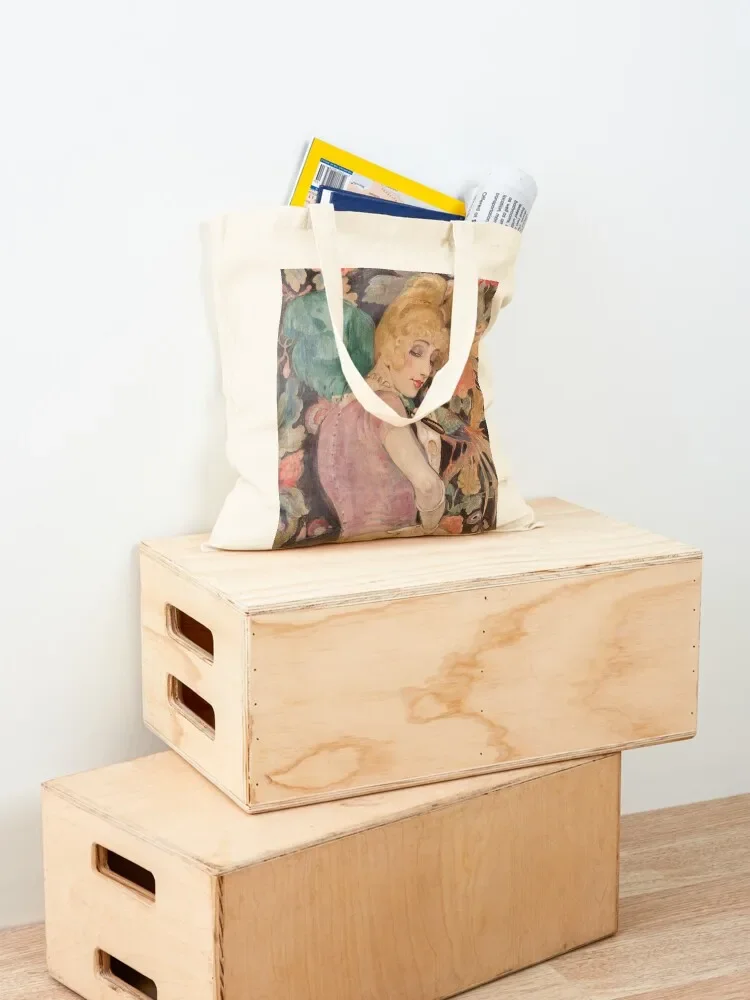 HD. Лили с веером яиц от Gerda Wegener Tote Bag холщовые сумки-тоут мужские тканевые сумки