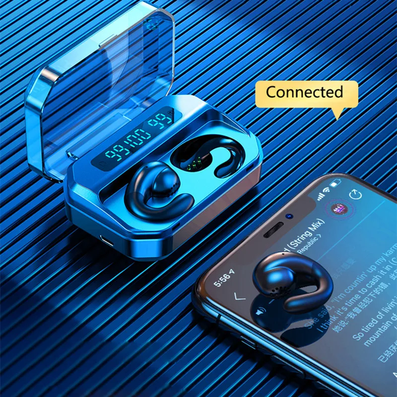 Новинка 2023 Беспроводная Bluetooth-гарнитура TWS стереонаушники с костной