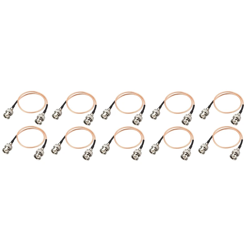 

10 шт., коннектор RG316 BNC «папа»-«папа» BNC