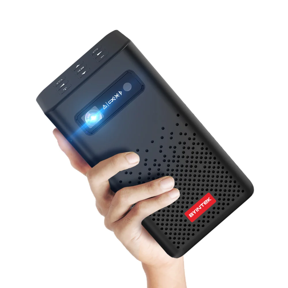 

Домашний кинотеатр BYINTEK P20 Smart WiFI Android 3D проектор Pico портативный видеопроектор Led DLP мини-проектор 4K 1080P для домашнего кинотеатра