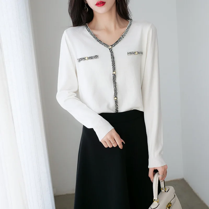 

High Quality 2023 Sweater Women Joint Grace Style Female Traf Autumn Winter Knitwears Fashion Clothes Cardigans Y2k Pullover