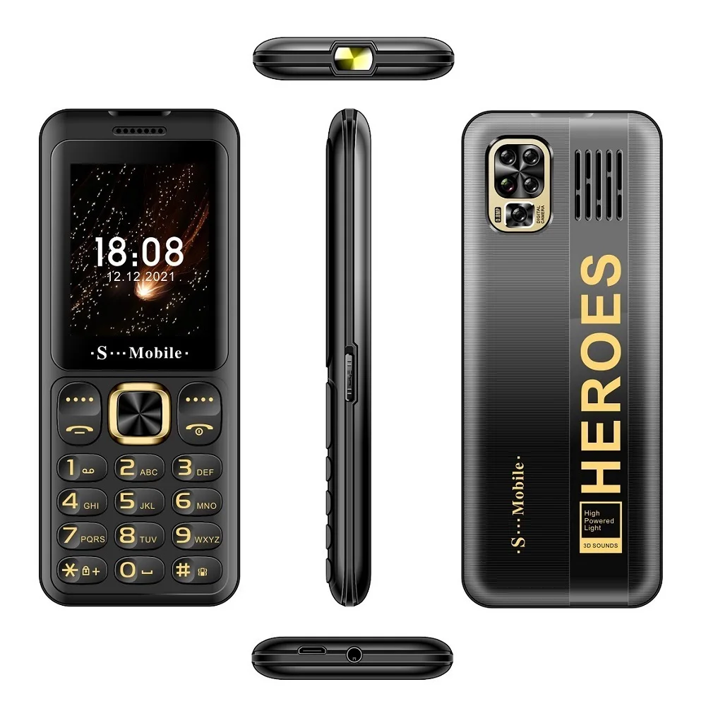 Оригинальный Клавиатурный Телефон W23 С Тремя SIM-картами Новинка Мобильная