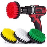 1pc electric drill brush cleaner kit for cleaning carpet leather glass car tires upholstery sofa wooden furniture car wash