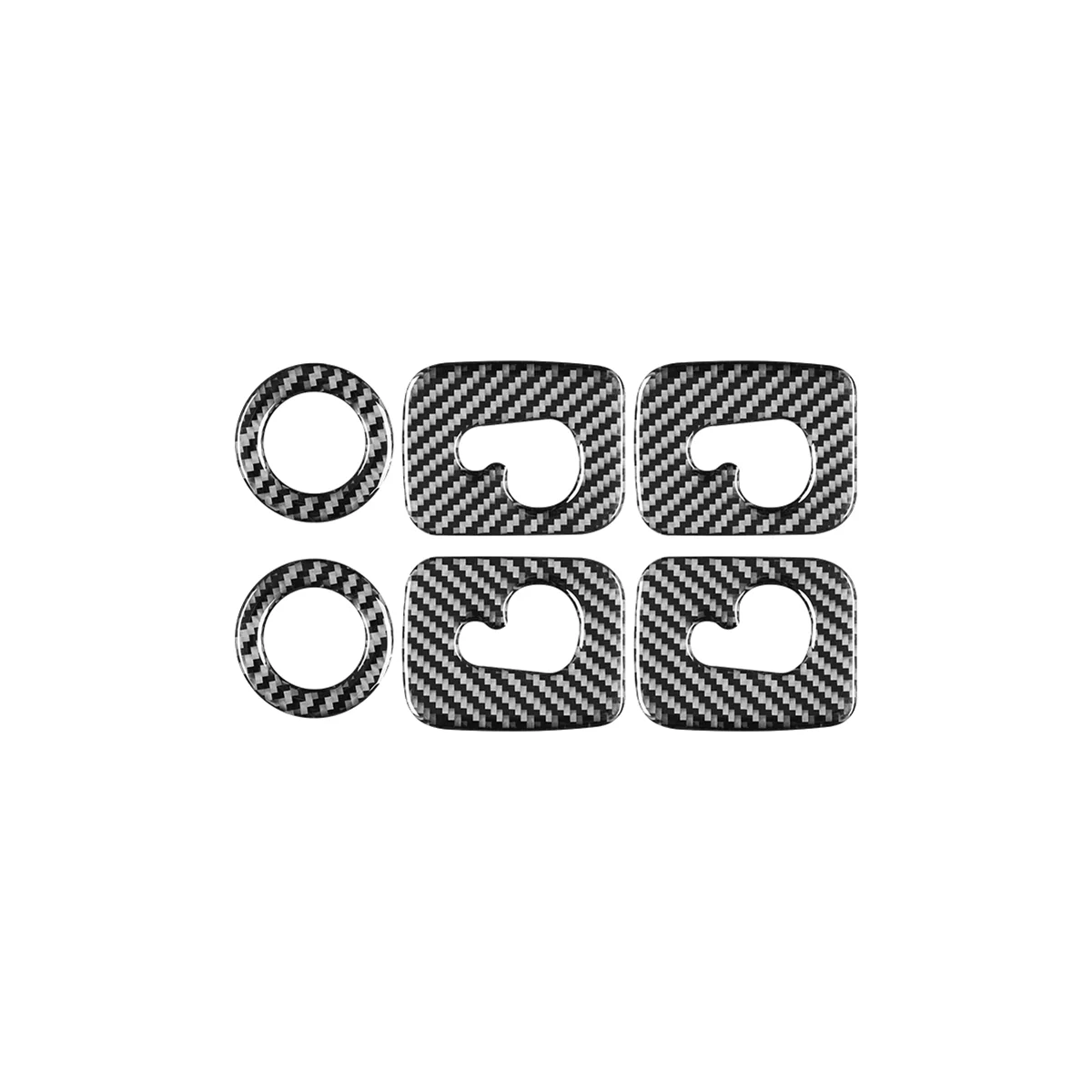 

Roof Hook Panel Cover Trim Sticker Decoration Carbon Fiber for Q5 2018-2023 Interior Accessories