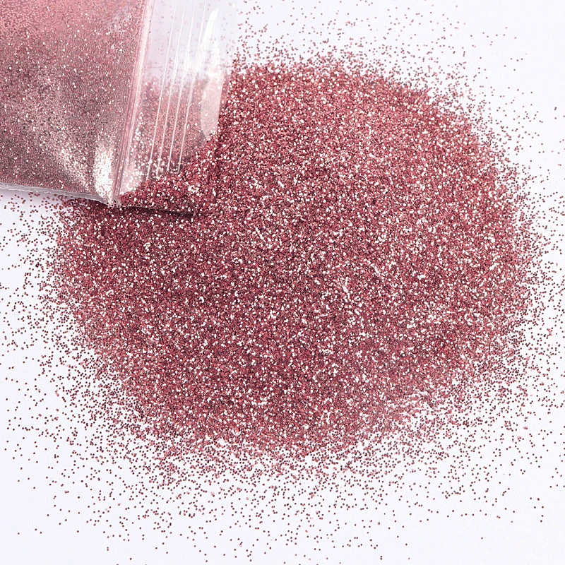 10g 0.2mm Colorful Nail Glitter Powder Sparkly Rose Gold Silver Sequin Chrome Pigment Dust For Nail Art Decorations DIY Supplies