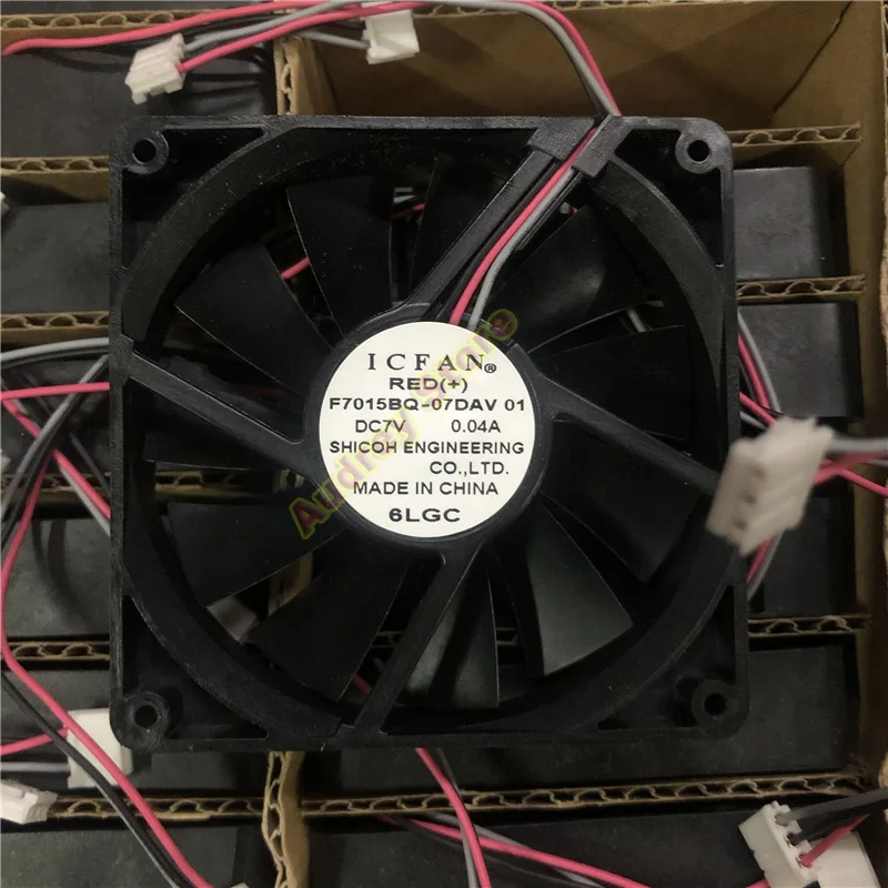 Новый ICFAN F7015BQ-07DAV 01 DC7V 0.04A 7 см 7015 3-проводной охлаждающий вентилятор воздуходувка