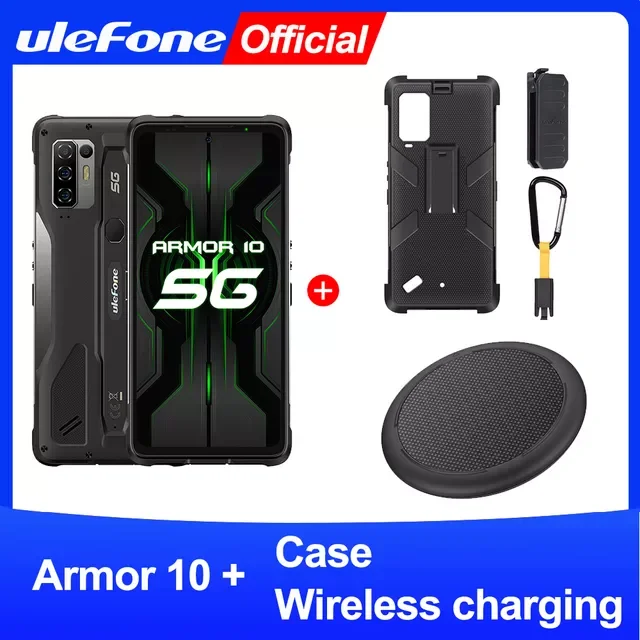 

Ulefone Armor 10 5G Rugged Phone Android 10 8GB +128GB Waterproof Smartphone/IP68 IP69K/ 6.67