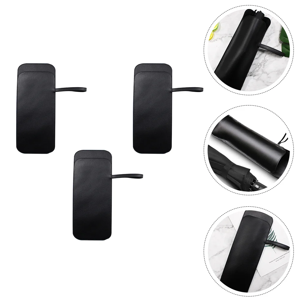 

3 Pcs Umbrella Stand Outdoor Case Folding Pouch Cover Bag Trunk Holder Car