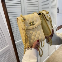 cgcbag 2022 korean fashion chain crossbody bags women luxury designer small handbag simple lingge shoulder bag female purses