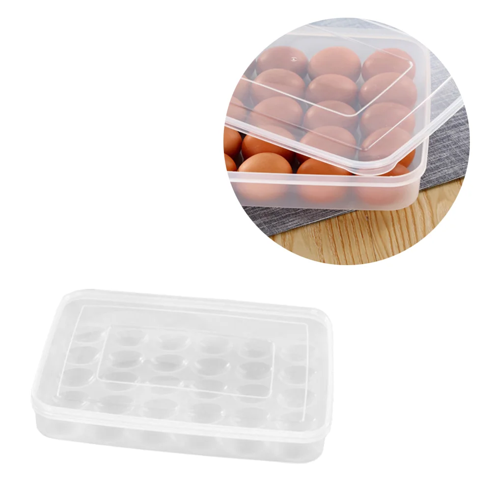 

30 Grids Egg Storage Box Refrigerator Crisper Egg Holder Egg Carriage Container Devided Egg Tray Egg Bin Egg Drawer with Lid