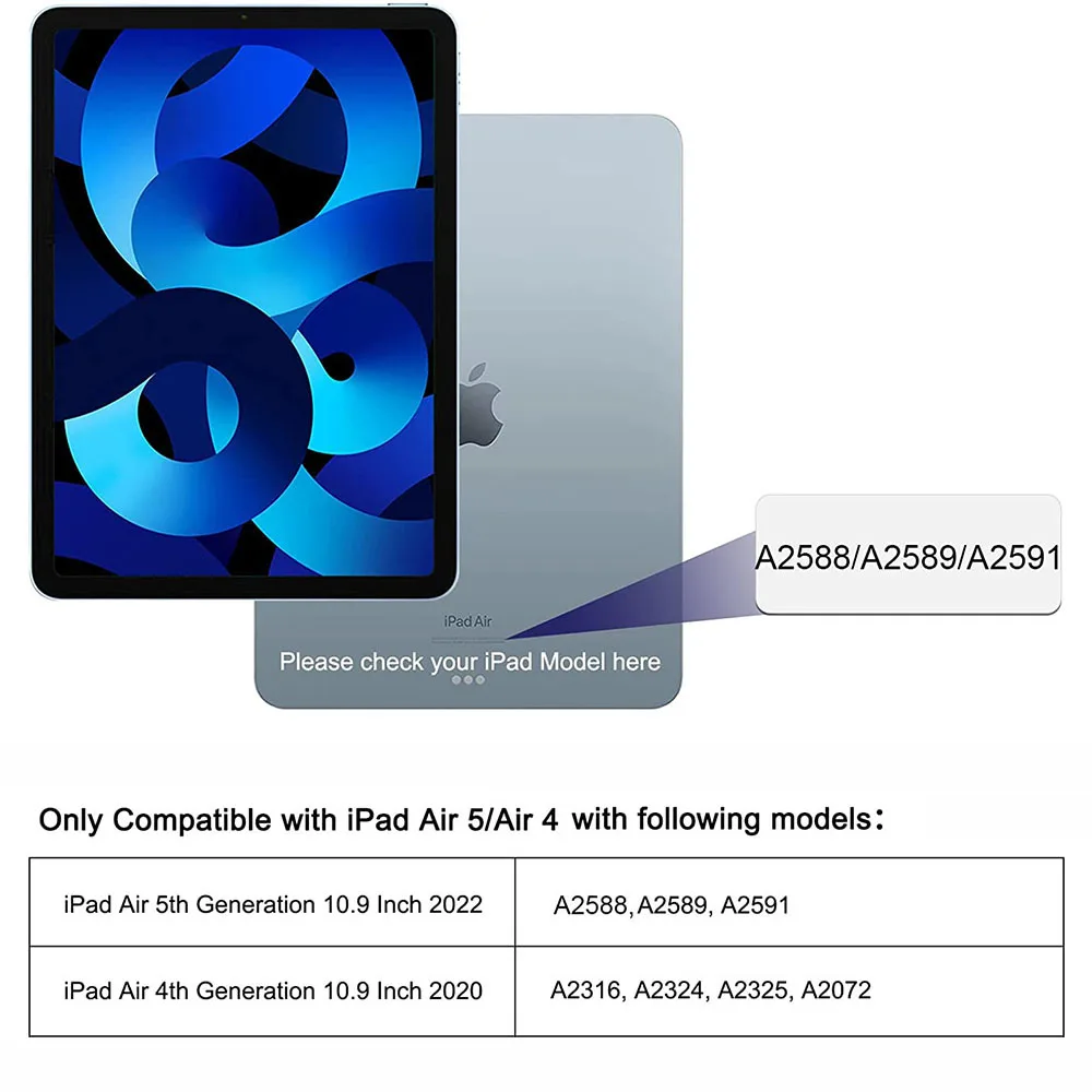 (2 упаковки) Закаленное стекло для Apple iPad Air 4 5 10,9 2020 2022 4-го 5-го поколения Защитная пленка для экрана планшета против царапин