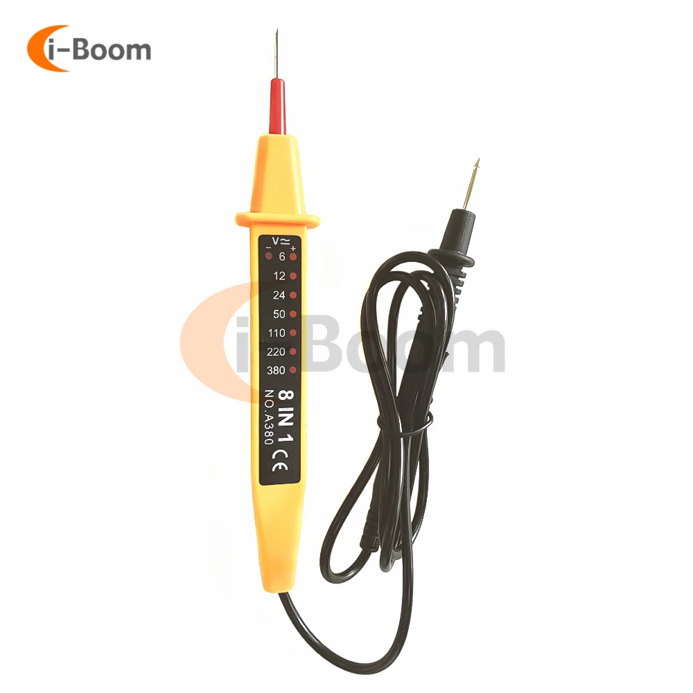 

8 in 1 Tester Voltage AC DC 6-380V Auto Electrical Tester Pen Detector With LED Light For Electrician Testing Voltage Tool