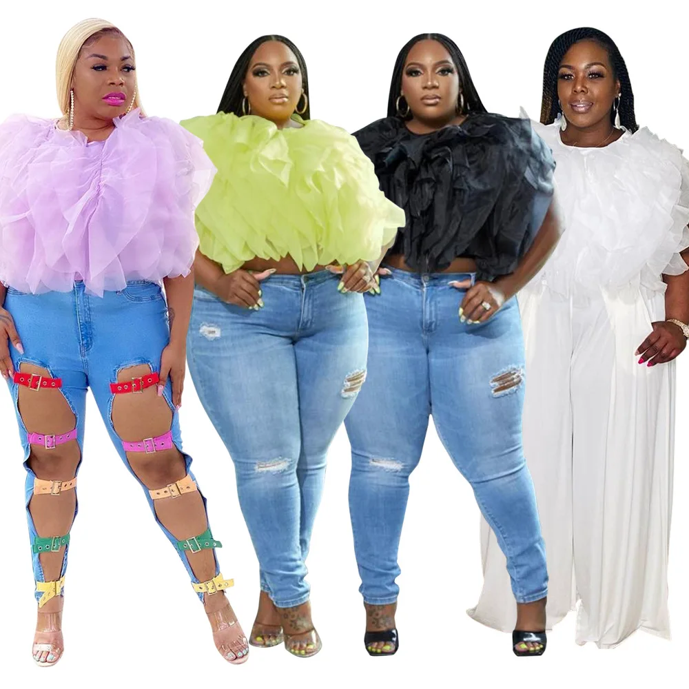 

2022 Summer Elegent African Women Short Sleeve O-neck Solid Color T-shirts African Women Tops African Clothes Women