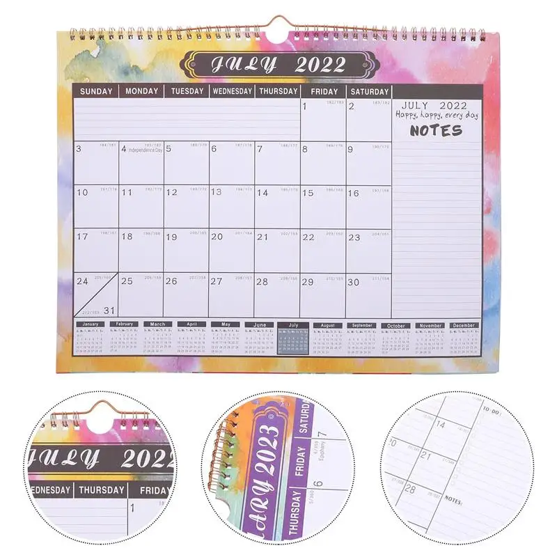 

Calendar Bedroom Ornament Decorative Spiral Calendar 2023 Calendar Planner Calendar 2022 Monthly for Home Hotel Wall