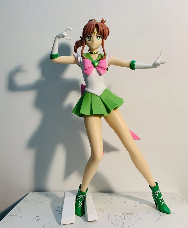 

Anime Sailor Moon Kino Makoto 22cm Figures Sailor Jupiter Pvc Action Model Doll Figurine Collection Decorations Kids Toys Gifts