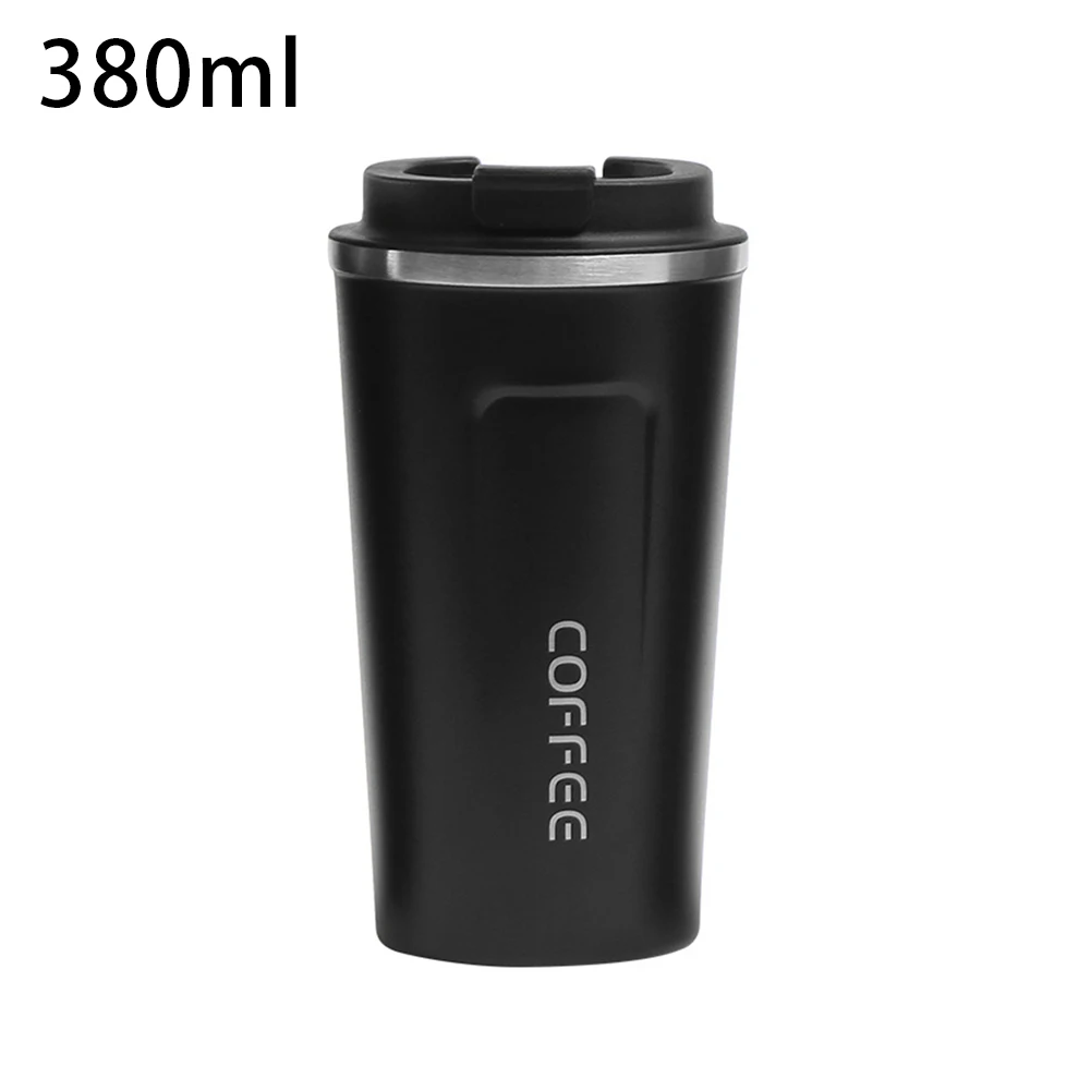 

Water Bottle Coffee Cup 380/510ML Camping Insulated Leak-Proof Outdoor Portable Travel With Lid Modern Practical