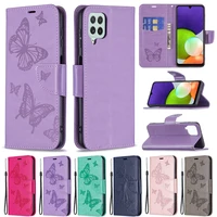 wallet butterfly leather case for samsung galaxy a02s a03s a12 a13 2022 a22 a31 a32 a51 a52 a71 a72 s22 s21 s20 plus ultra fe