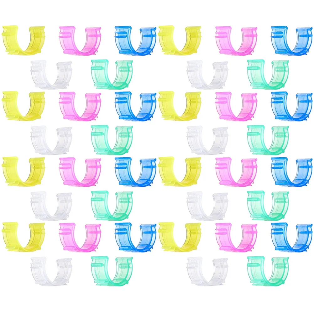 

100 шт., многоразовые разноцветные Зажимы для женщин