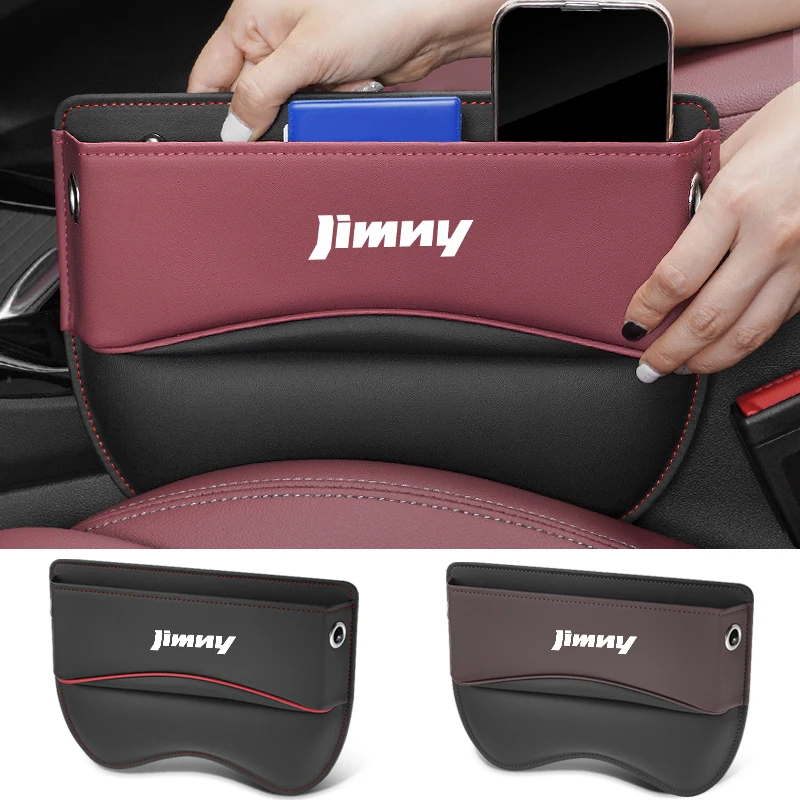 

Car Seat Storage Box Car Seat Gap Organizer Seat Side Bag Reserved Charging Cable Hole Car Accessories For Suzuki Jimny