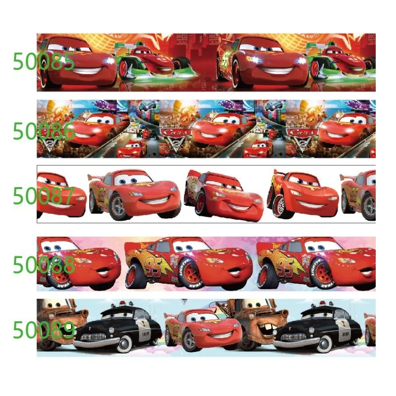 

10yards Disney Cars Ribbon Grosgrain Printed for DIY Bows Craft Supplies Decoration Handmade Materials