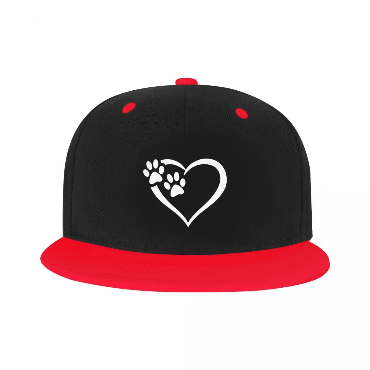 

Бейсболка в стиле хип-хоп, крутая белая кепка в форме сердца и лапы, плоский скейтборд с животными, бейсболка для папы, весенняя