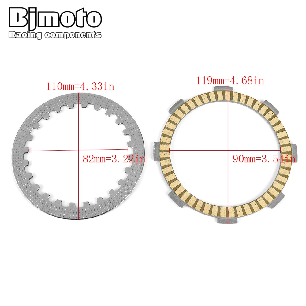 Диск сцепления для Honda XR200 XR200R TLR250F XR185 TL200 J/Y CM200 CM185 XL200R XL185 XL125S XR125L CR80 CR85R CB100 CB100N