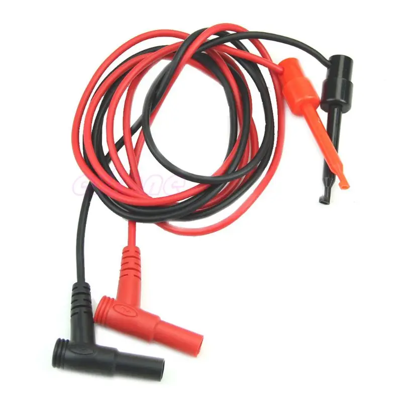

Новинка, 1 пара штекеров типа «банан» 652F для проверки кабеля зонда с зажимом для крючка для оборудования для тестирования