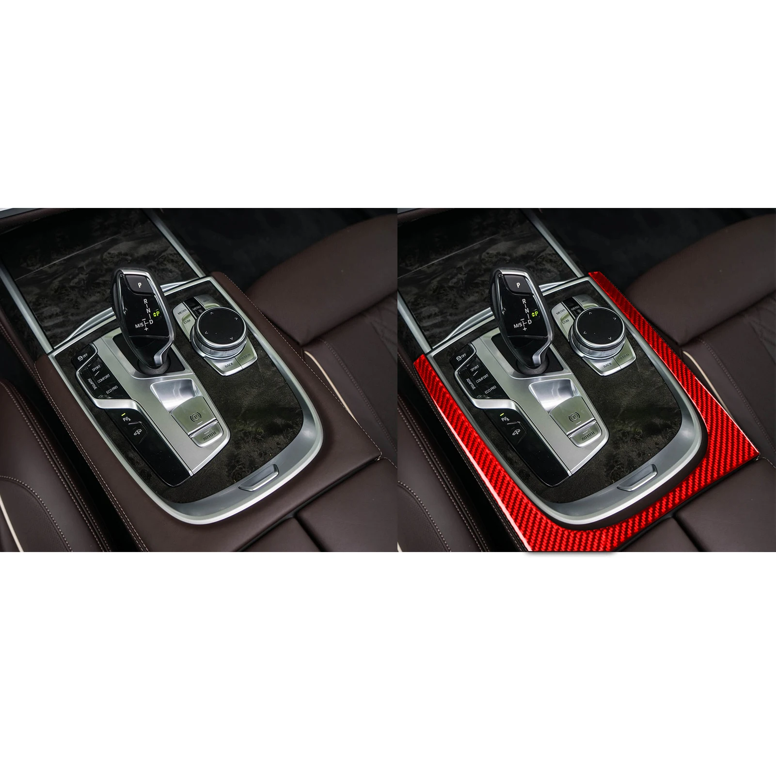 Для BMW 7 серии G11 G12 2015-2022 углеродное волокно внешняя боковая панель переключения