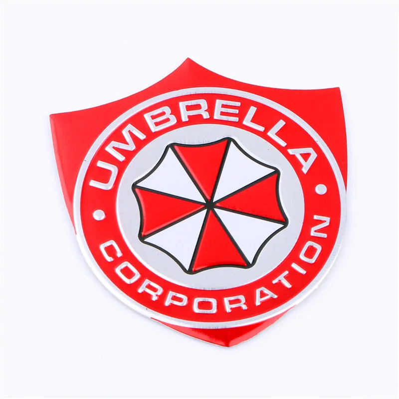 Стайлинг автомобиля 3D наклейки из алюминиевого сплава с эмблемой зонтичной