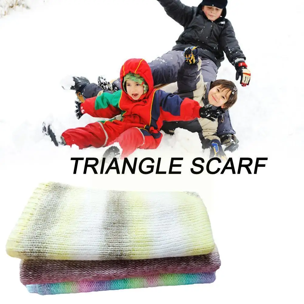 

New Gradient Scarf Ladies Decoration Winter Warm Woolen New Women's Shawls Scarf Color Warm Shawls Scarf Fashion Autumn Win H0t2