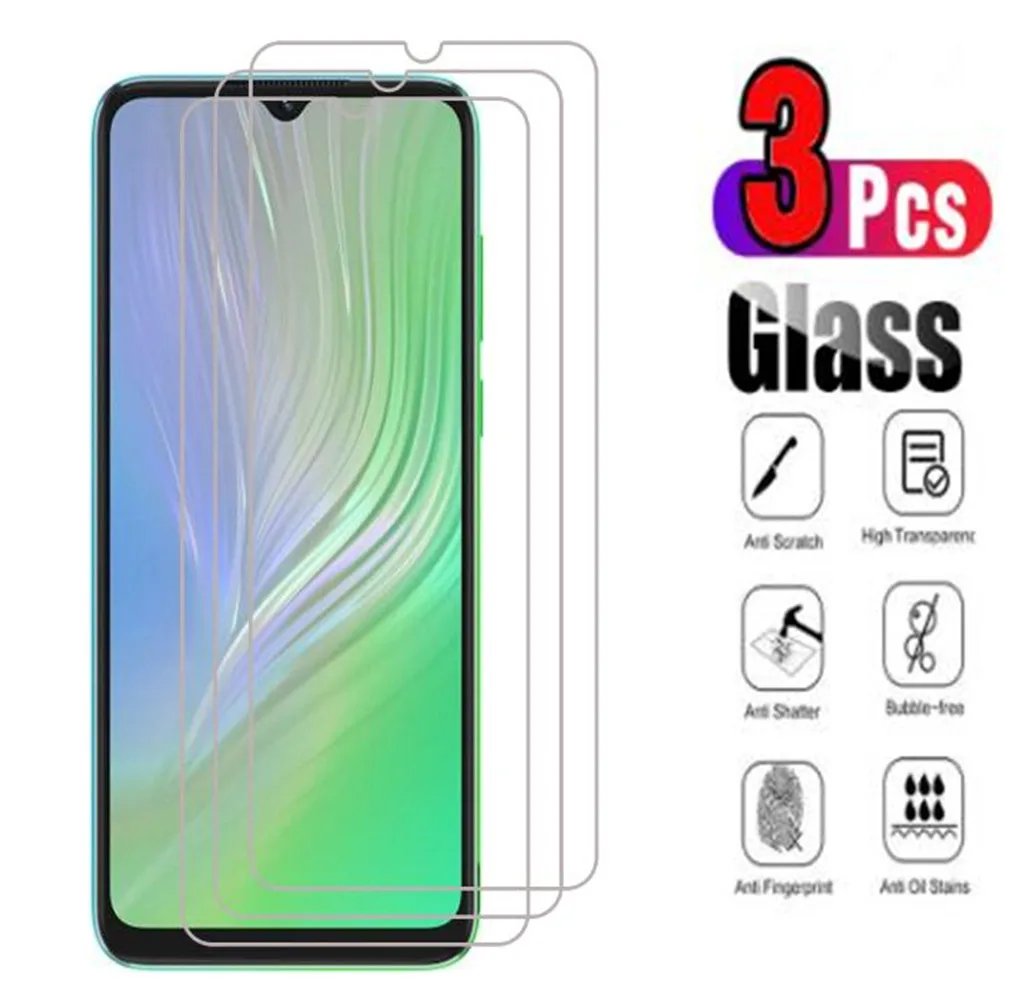 

3 шт., закаленное защитное стекло для смартфона Blackview A55