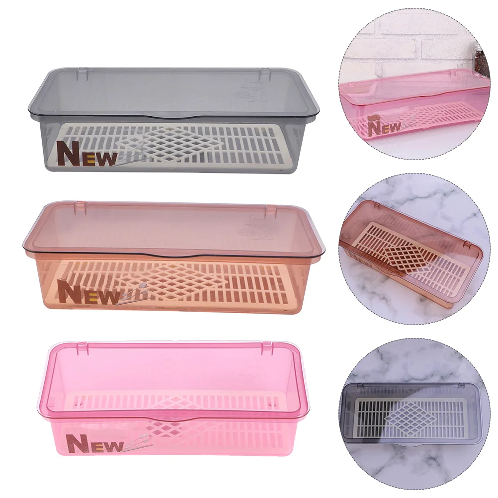 

Organizer Silverwarecutlery Lid Storage Tray Box Flatware Holder Utensil Drawer Kitchen Tableware Containerchopsticks Drain