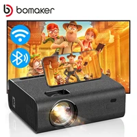 bomaker portable wifi bluetooth projector native 1280720 hd 1080p supported home hdmi theater mini outdoor movie proyectors