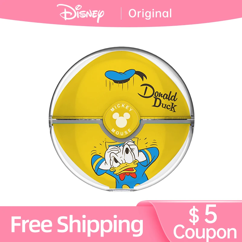 

Disney Donald Duck TWS Bluetooth Headphones HiFi Stereo Sound HD Call Touch Control Sport Waterproof Earphone With Charging Case