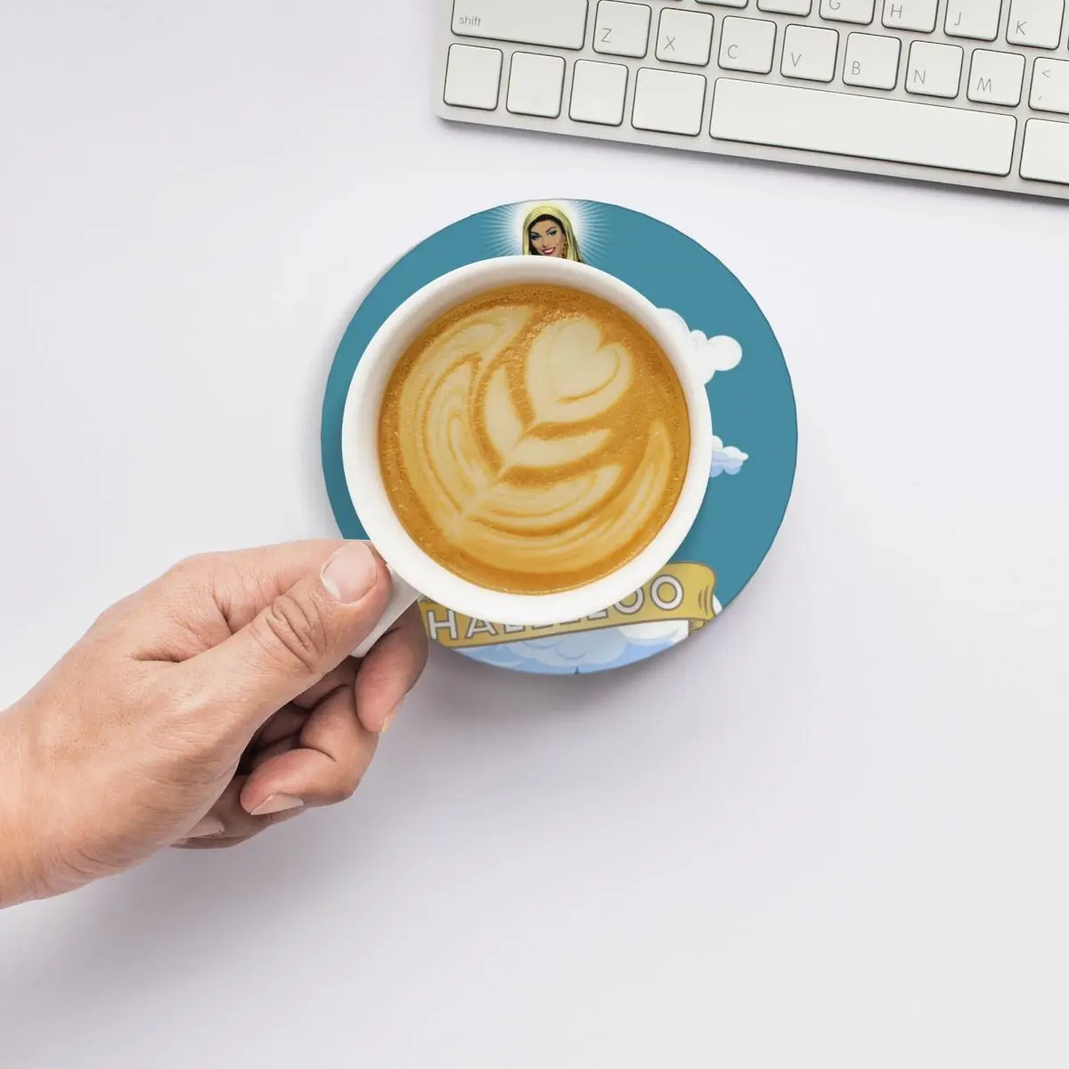 Керамические подставки (набор из 4) кастрюля и чашки для кухни