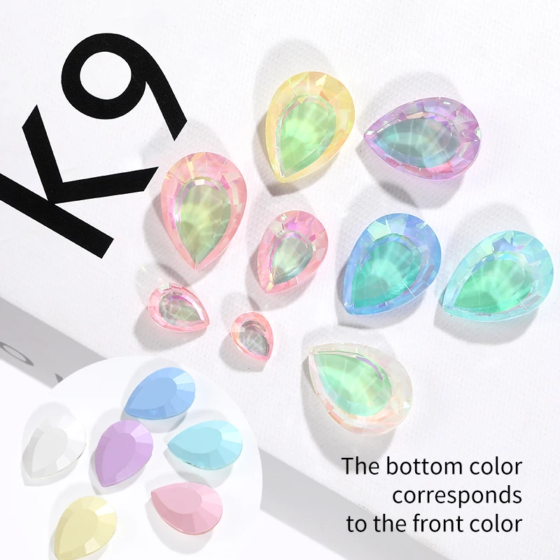 

Новое поступление, дизайнерские корейские украшения 3d для ногтей с острыми концами