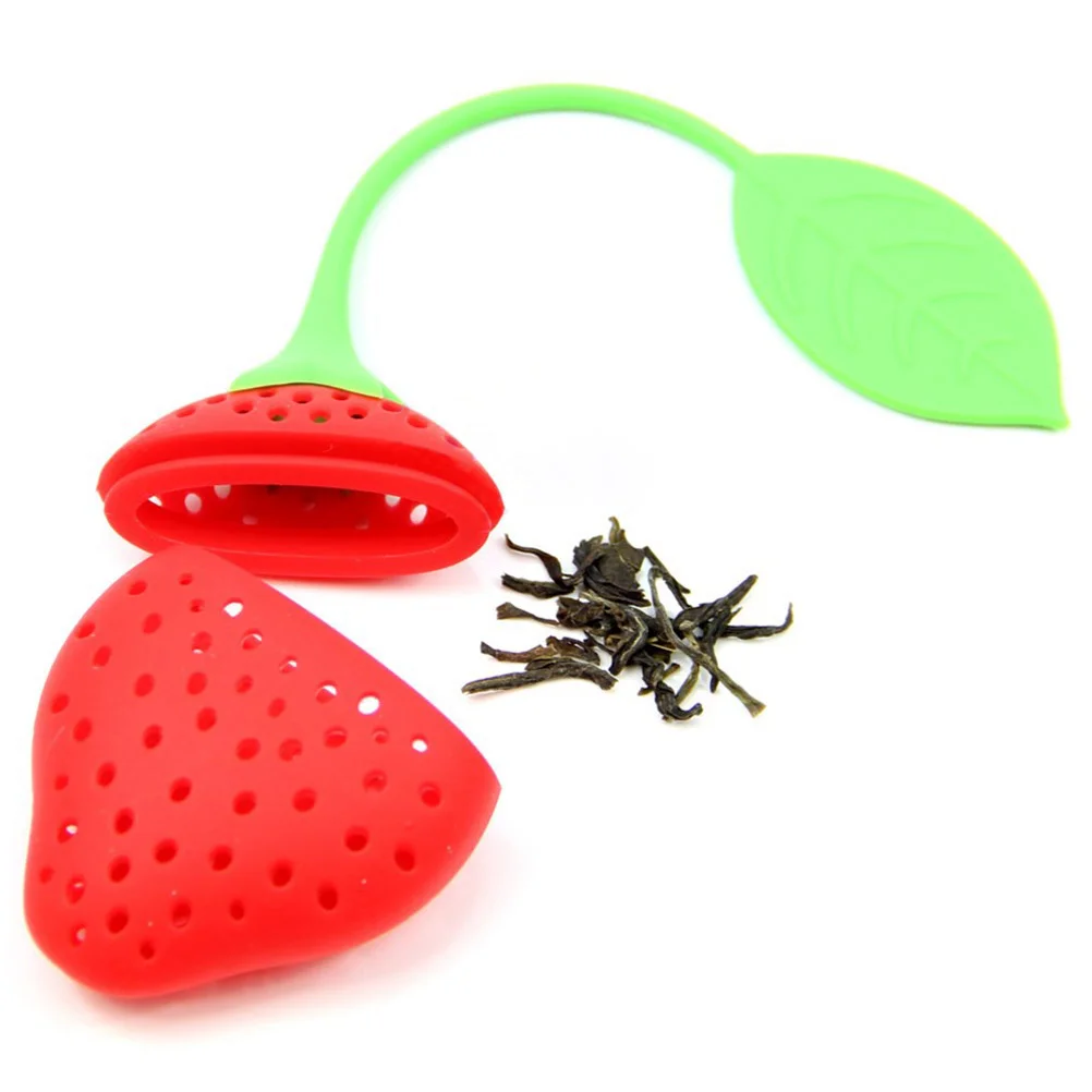 Купи Silicone Strainer Strawberry Tea Infusers Loose Tea Filters Tea Filter Loose Tea Fruit Strainer Loose Leaf Tea Infuser Lemon за 151 рублей в магазине AliExpress