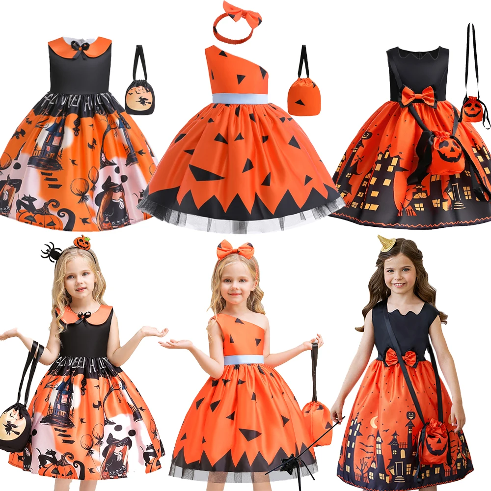 Костюм принцессы для детей с фирменным принтом FSMKTZ дизайн тюльпана и летающей