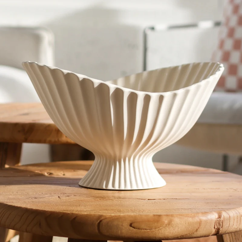 Керамическая ваза в виде ракушки керамические подносы для фруктов чаша гостиной